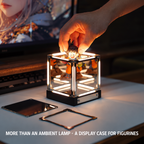 Hypercube Infinity Mirror Lamp – Rechargeable LED Accent Light