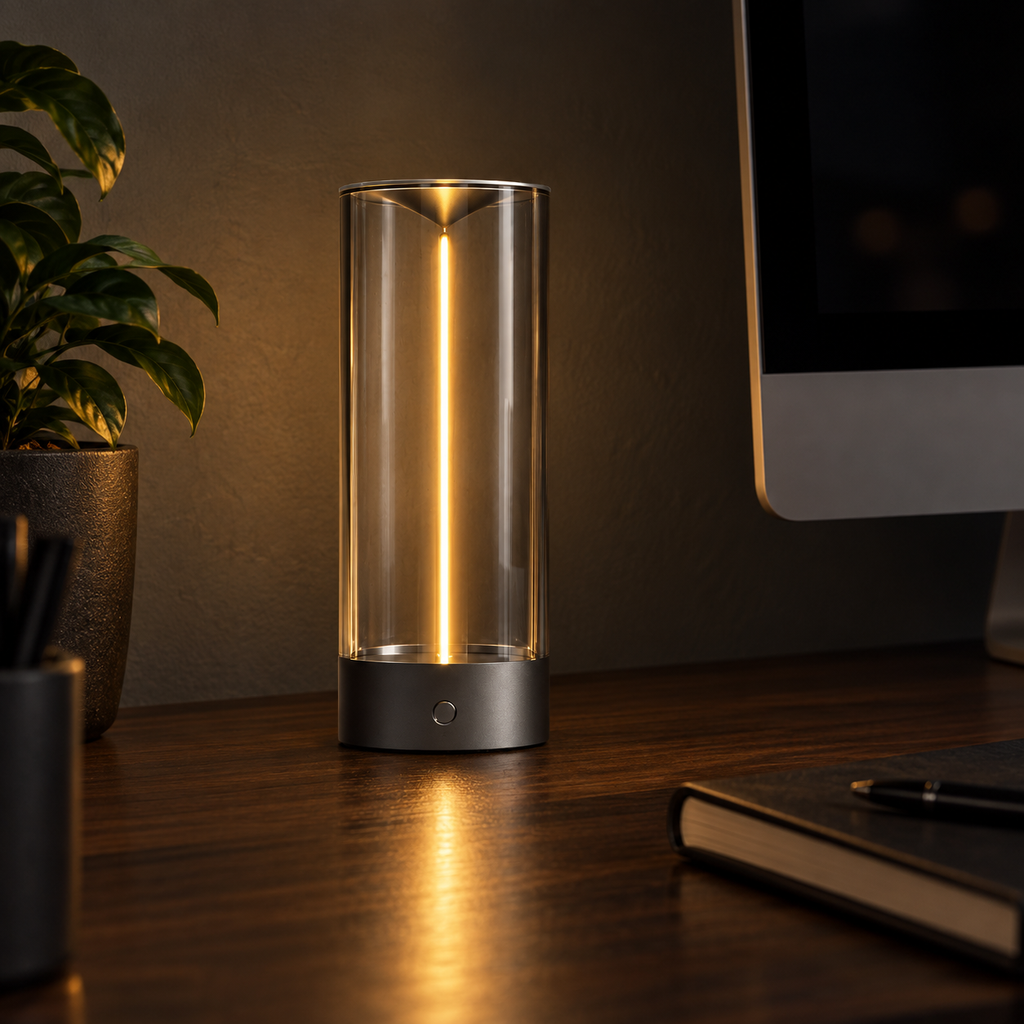 Quantum Line Magnetic Filament Lamp – Rechargeable Ambient Light