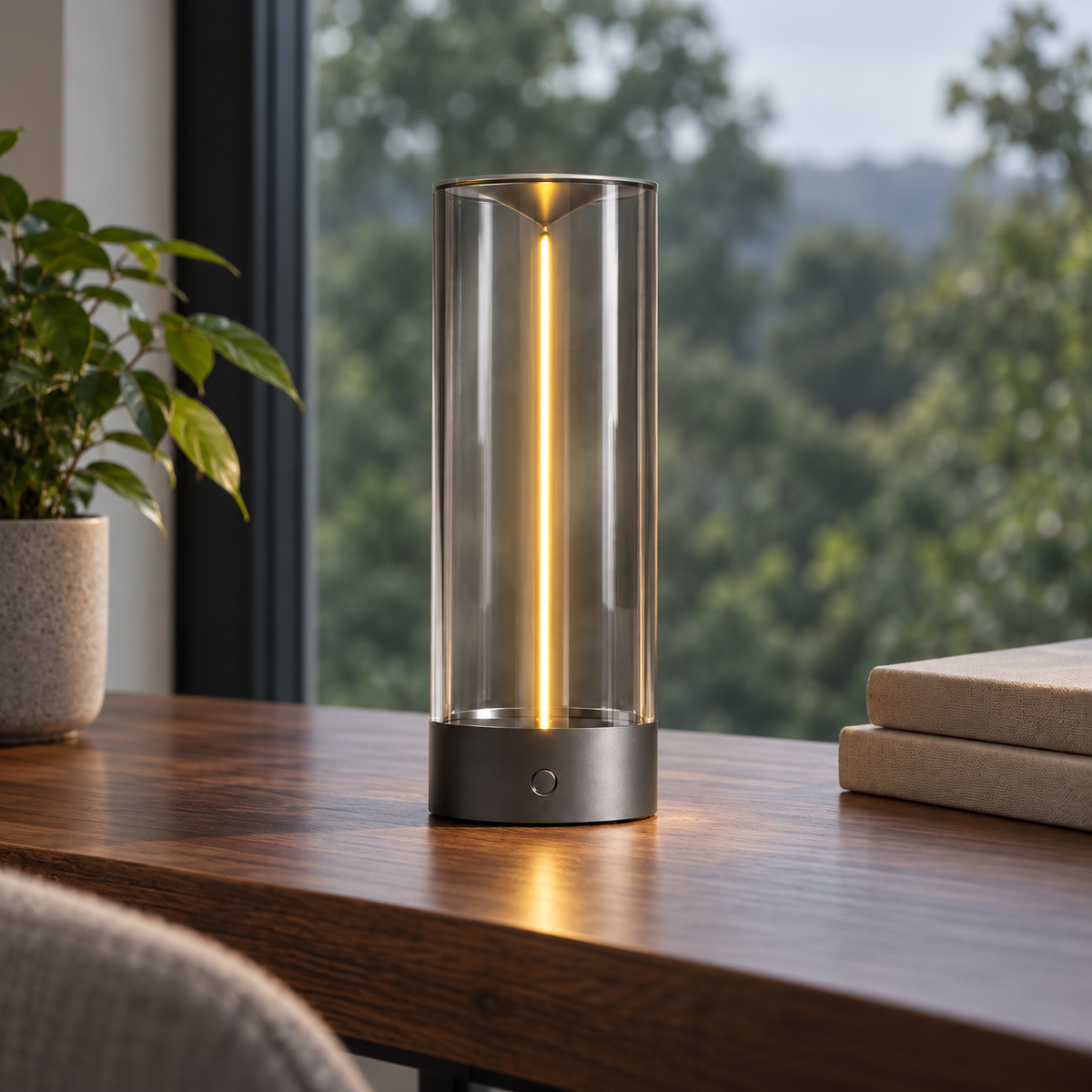Quantum Line Magnetic Filament Lamp – Rechargeable Ambient Light