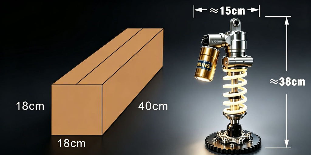 Motorcycle Shock Absorber LED Lamp – Rechargeable Desk Accent