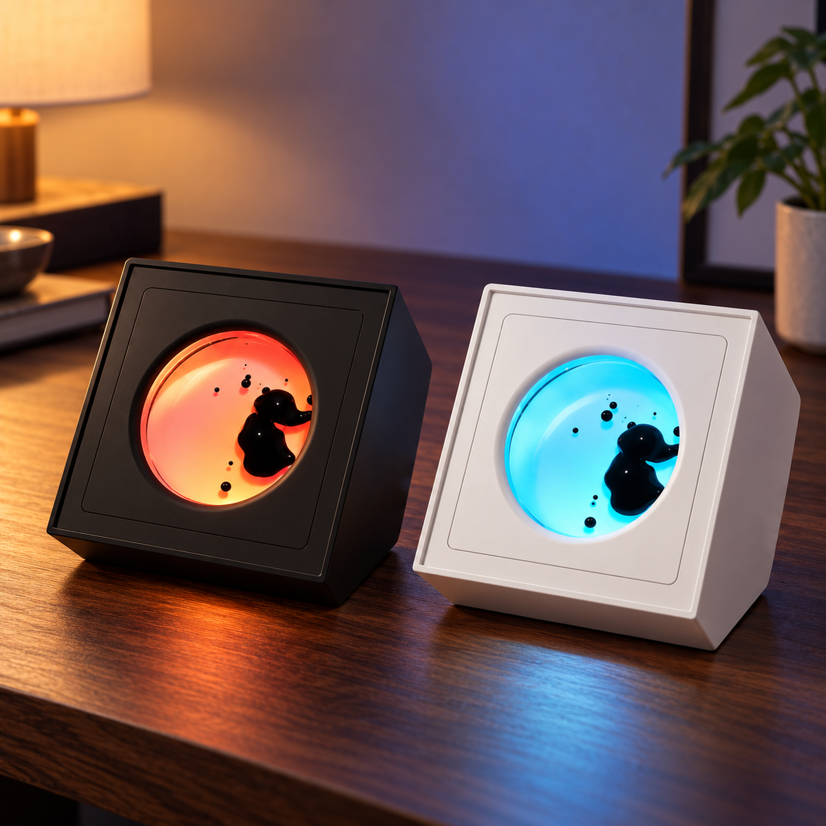 Ferrofluid Music Visualizer Lamp