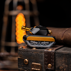 Mini Alloy Pull-Back Tank Toy with Rotating Turret & Launcher