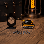 Mini Alloy Pull-Back Tank Toy with Rotating Turret & Launcher
