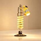 Motorcycle Shock Absorber LED Lamp – Rechargeable Desk Accent